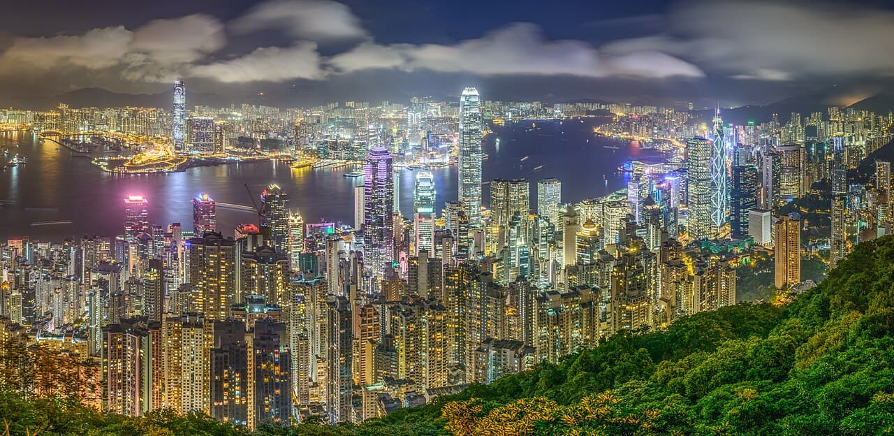 Hong Kongの街並み