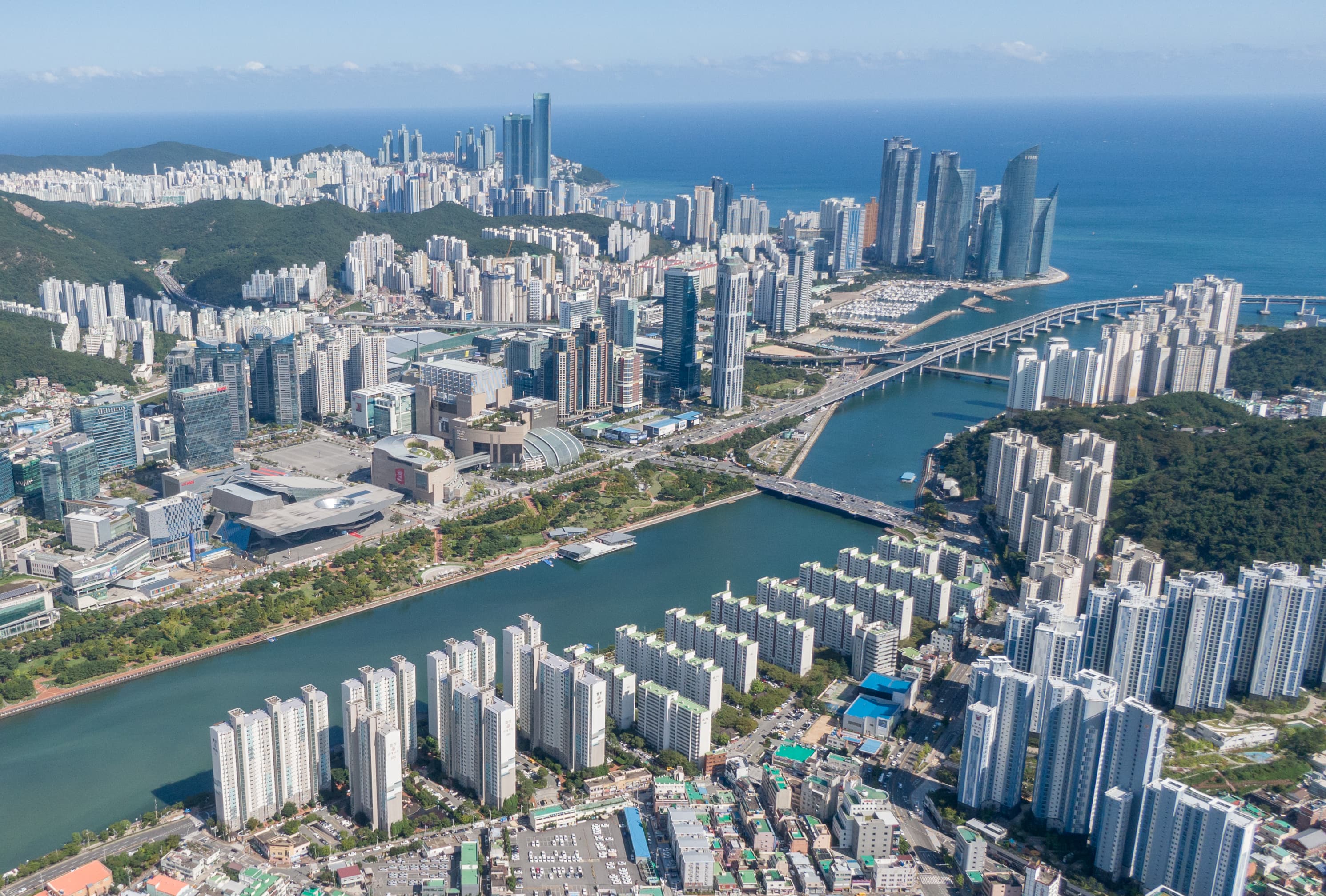 Paysage urbain de Busan