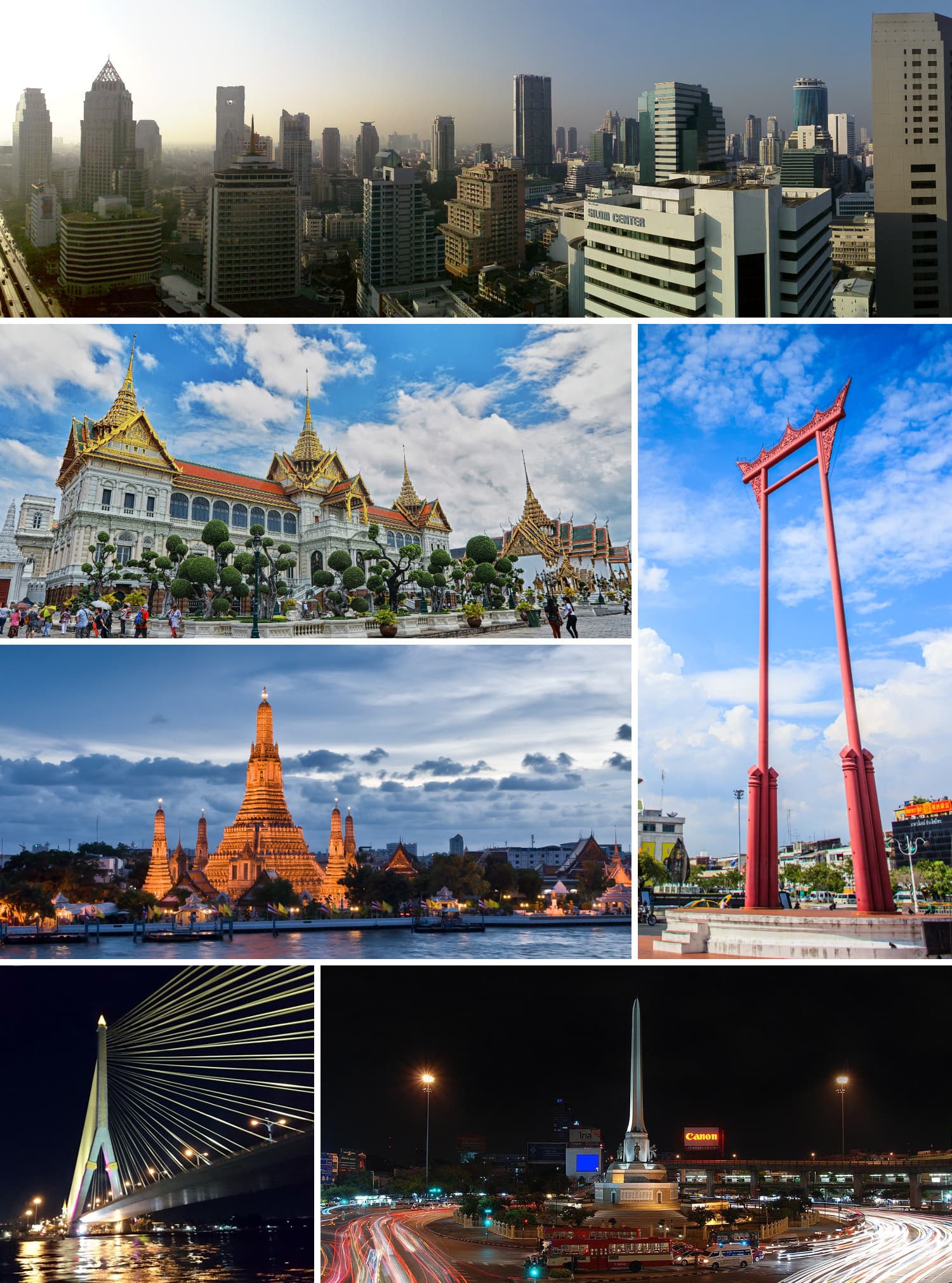 Bangkokの街並み
